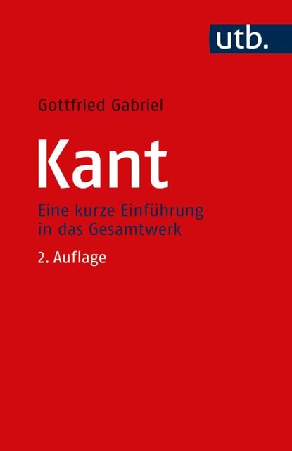 Kant, Gottfried Gabriel - Paperback - 9783825263553