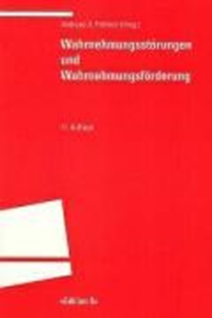 Wahrnehmungsstörungen und Wahrnehmungsförderung, Andreas D. Fröhlich - Paperback - 9783825383220