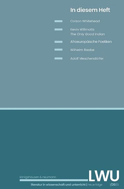 LWU Literatur in Wissenschaft und Unterricht, Nicola Glaubitz ; Matthias Bauer ; Martin Klepper - Paperback - 9783826095214