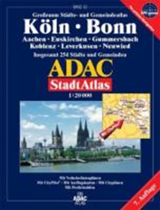 ADAC Stadtatlas Köln, Bonn 1:20 000