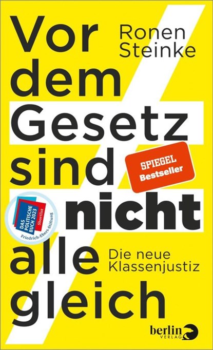 Vor dem Gesetz sind nicht alle gleich, Ronen Steinke - Gebonden - 9783827014153