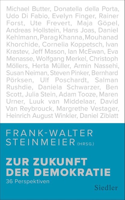 Zur Zukunft der Demokratie, Frank-Walter Steinmeier - Gebonden - 9783827501615