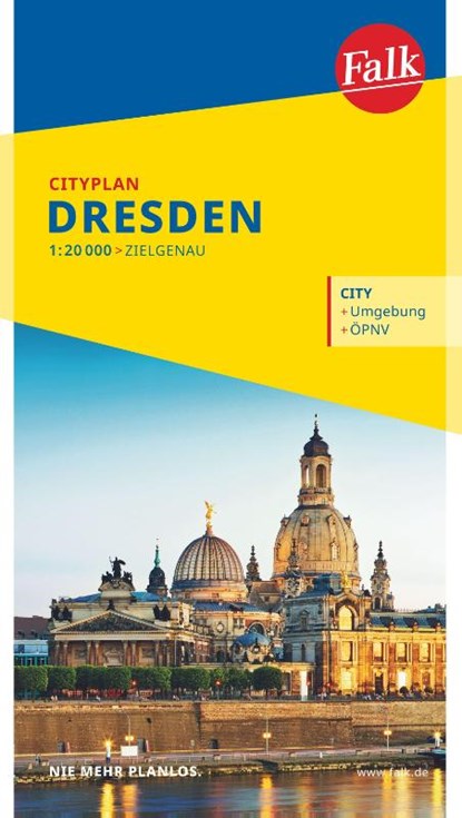 Falk Cityplan Dresden 1:20.000, niet bekend - Gebonden - 9783827900234