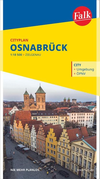 Falk Cityplan Osnabrück 1:18.500, niet bekend - Gebonden - 9783827900593