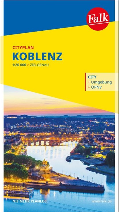 Falk Cityplan Koblenz 1:20.000, niet bekend - Gebonden - 9783827900692