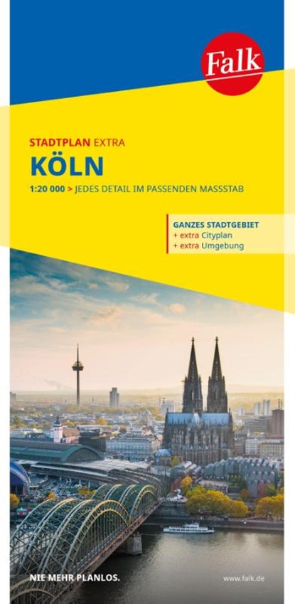Falk Stadtplan Extra Köln 1:20.000, niet bekend - Gebonden - 9783827900845