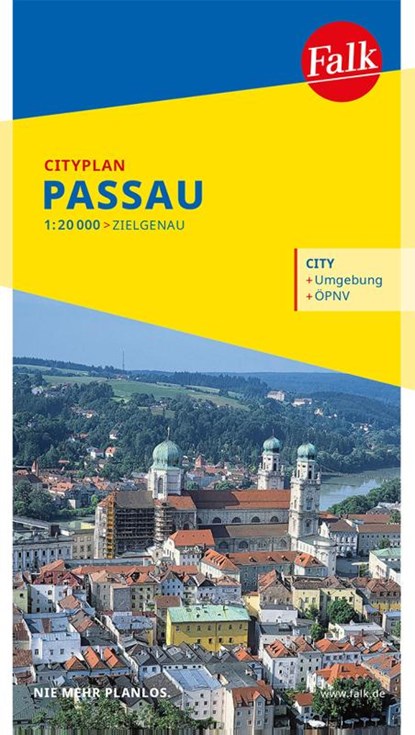 Falk Cityplan Passau 1:17.500, niet bekend - Gebonden - 9783827901347