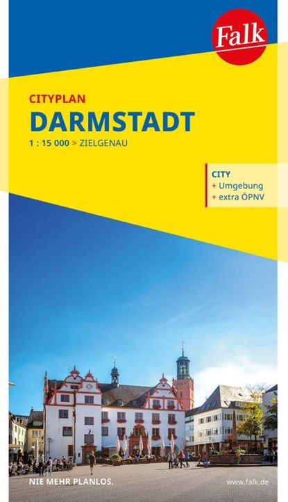 Falk Cityplan Darmstadt 1:15.000, niet bekend - Gebonden - 9783827901446