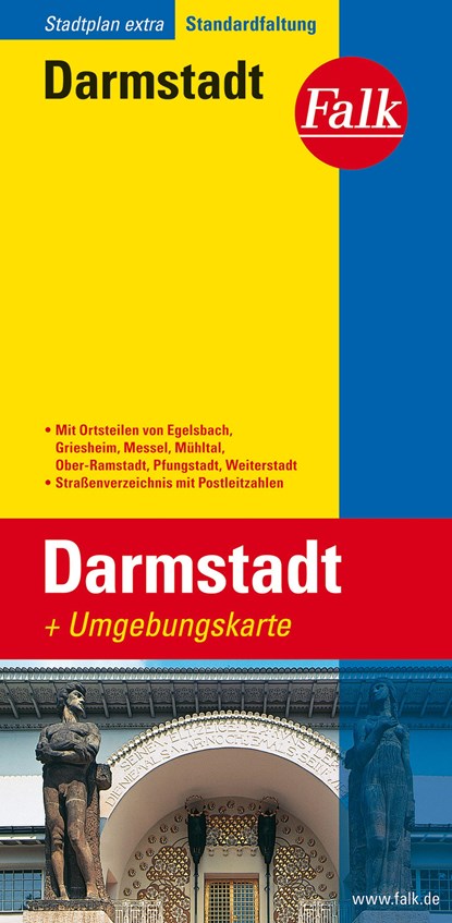 Falk Stadtplan Extra Darmstadt 1:17 500, niet bekend - Paperback - 9783827922601