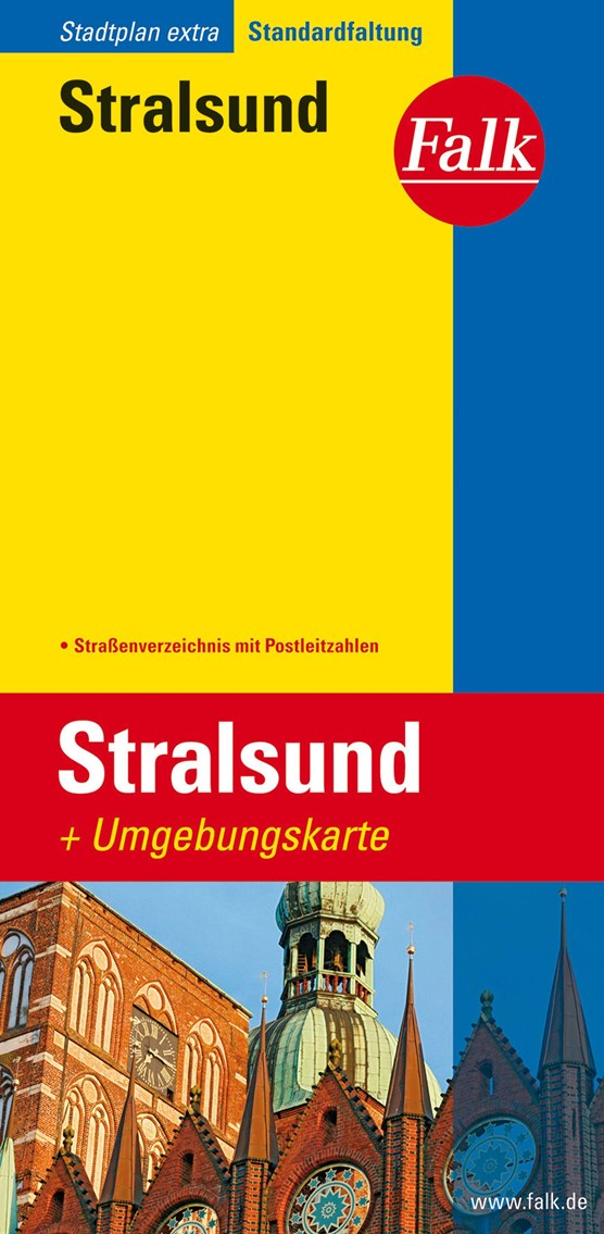 Falk Stadtplan Extra Standardfaltung Stralsund 1:17 500