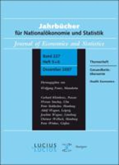 Gesundheitsoekonomie / Health Economics, HENKE,  Klaus-Dirk - Paperback - 9783828204317