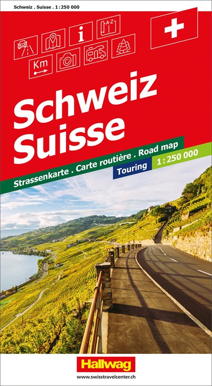 Touring Atlas Schweiz 1 : 250 000, niet bekend - Overig - 9783828300484