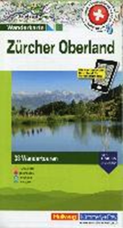 Hallwag Touren-Wanderkarte 1 Züricher Oberland, niet bekend - Paperback - 9783828308008