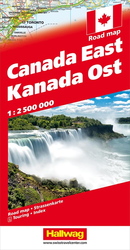 Kanada Strassenkarte Ost 1:2.500 000, niet bekend - Gebonden - 9783828309296