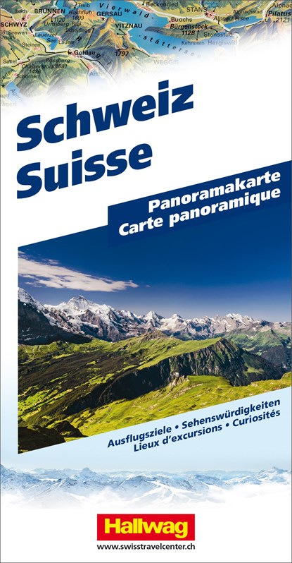 Switzerland Panoramic map, Hallwag Kümmerly+Frey AG - Gebonden - 9783828310551