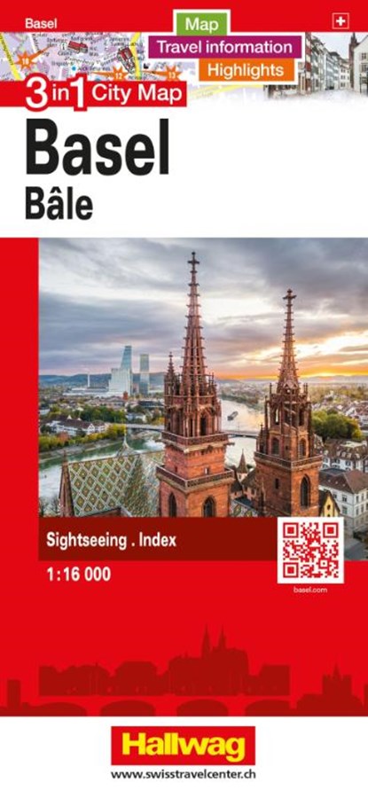 Basel 3 in 1 CityMap, niet bekend - Gebonden - 9783828330283