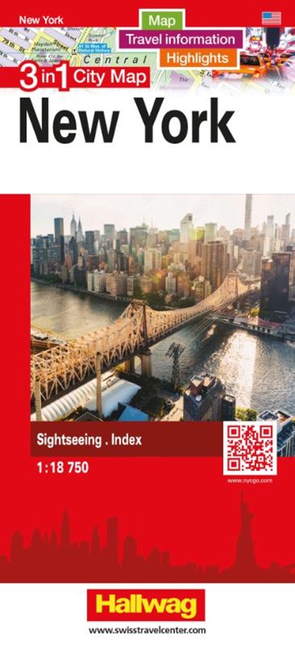 New York 3 in 1 CityMap, niet bekend - Gebonden - 9783828330306