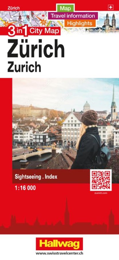 Hallwag Stadtplan Zürich, niet bekend - Gebonden - 9783828330313