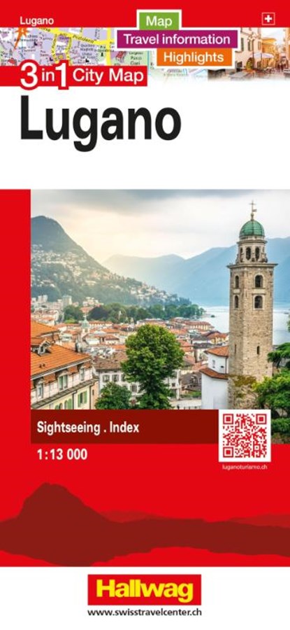 Hallwag Stadtplan Lugano, niet bekend - Gebonden - 9783828330474