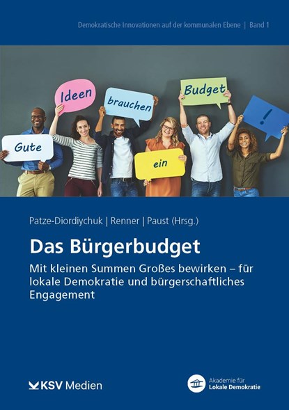 Das Bürgerbudget, Peter Patze-Diordiychuk ;  Paul Renner ;  Andreas Paust - Paperback - 9783829318556