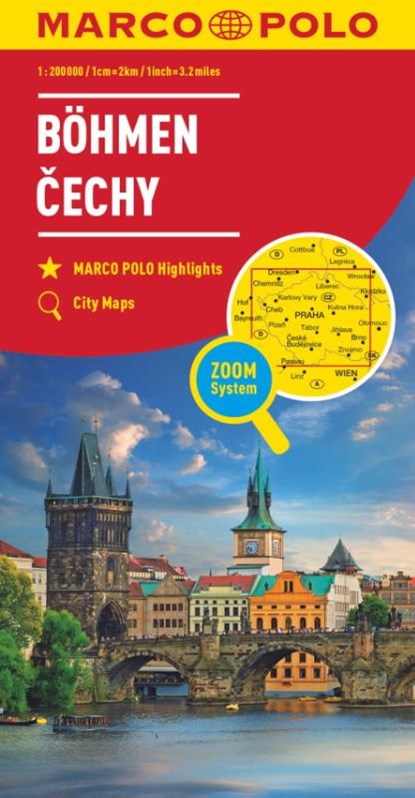 Marco Polo Wegenkaart 01 Tsjechië - Bohemen West en Midden, niet bekend - Gebonden - 9783829717953