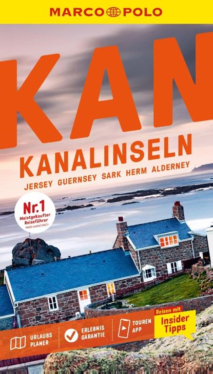 MARCO POLO Reiseführer Kanalinseln, Jersey, Guernsey, Sark, Herm, Alderney, Martin Müller - Paperback - 9783829735902