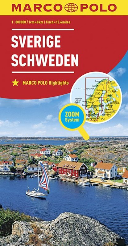 Marco Polo Wegenkaart Zweden, niet bekend - Losbladig - 9783829738422