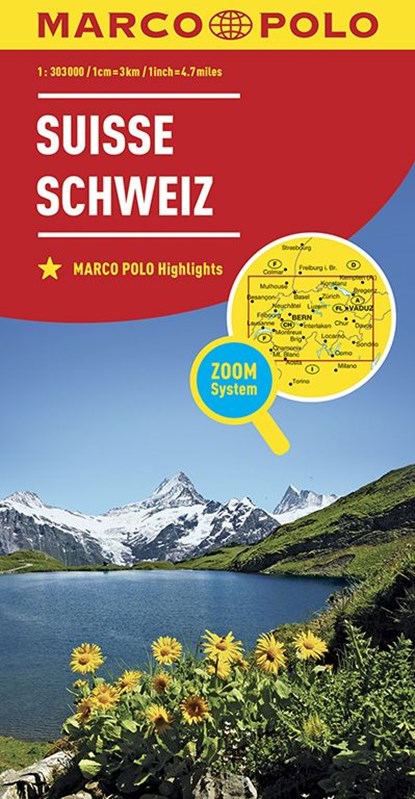 Marco Polo Wegenkaart Zwitserland,  - Losbladig - 9783829738439
