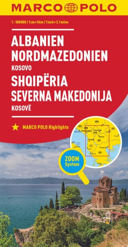 Marco Polo Wegenkaart Albanië, Noord-Macedonië, niet bekend - Gebonden - 9783829738941