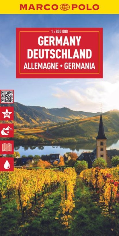 Germany Marco Polo Map, Marco Polo - Gebonden - 9783829738965