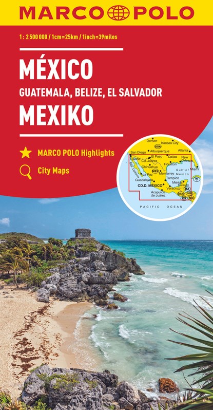 Marco Polo Mexico, Guatemala, Belize, El Salvador, niet bekend - Losbladig - 9783829739351