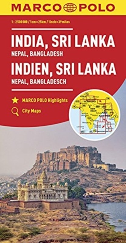 Marco Polo India, Sri Lanka, Nepal, Bangladesh, niet bekend - Losbladig - 9783829739443