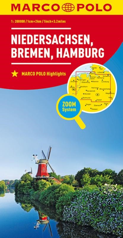 Marco Polo Wegenkaart 03 Nedersaksen - Bremen - Hamburg, niet bekend - Losbladig - 9783829740647