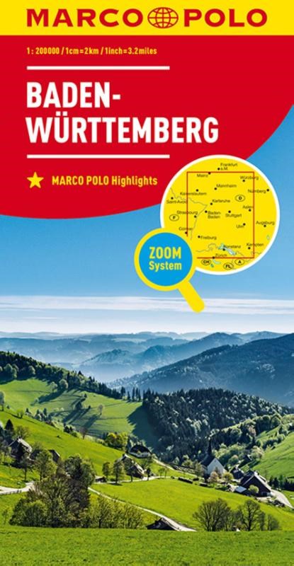 Marco Polo Wegenkaart 11 Baden-Württemberg, niet bekend - Losbladig - 9783829740722