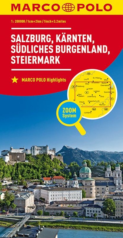 Marco Polo Wegenkaart 02 Salzburg, Karinthië, Stiermarken, niet bekend - Losbladig - 9783829740760