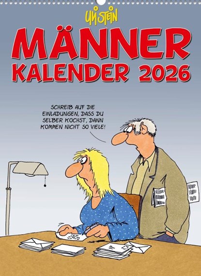 Uli Stein Männer Kalender 2026: Monatskalender für die Wand, Uli Stein - Paperback - 9783830322467