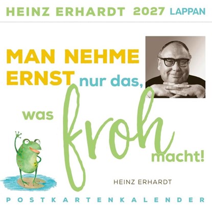 Heinz Erhardt: Postkartenkalender 2027, Heinz Erhardt - Paperback - 9783830322832