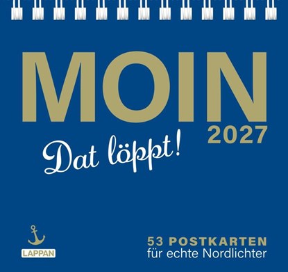 MOIN!: Postkartenkalender 2027, Lappan Verlag - Paperback - 9783830322894