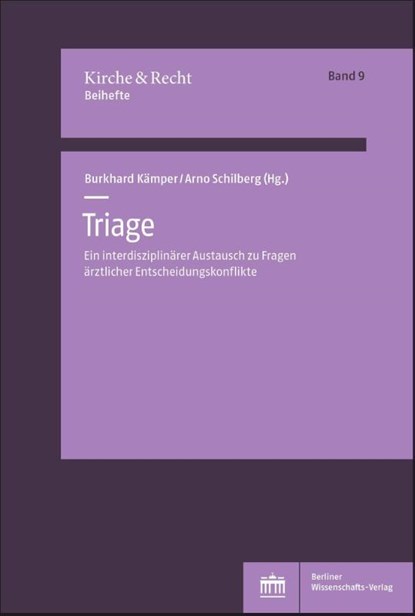 Triage, Burkhard Kämper ; Arno Schilberg - Paperback - 9783830555520