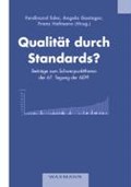 Qualität durch Standards? | Eder, Ferdinand ; Gastager, Angela ; Hofmann, Franz | 
