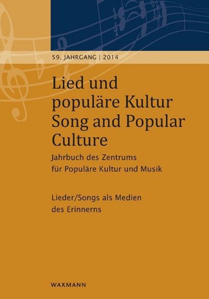 Lied und populäre Kultur - Song and Popular Culture 59 (2014), niet bekend - Paperback - 9783830931843