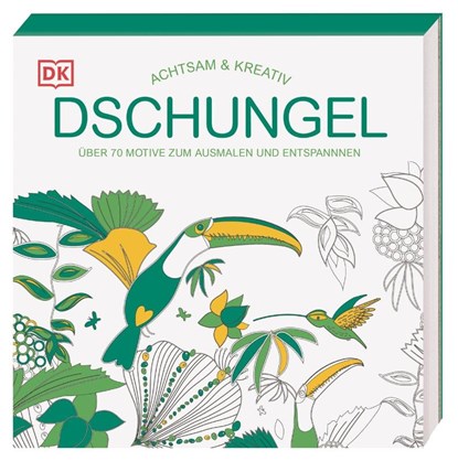 Achtsam & Kreativ. Dschungel, DK Verlag - Paperback - 9783831044634