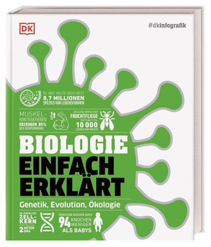 #dkinfografik. Biologie einfach erklärt, Jack Challoner ; Tim Harris ; Alina Ivan ; Tom Jackson - Gebonden - 9783831048205