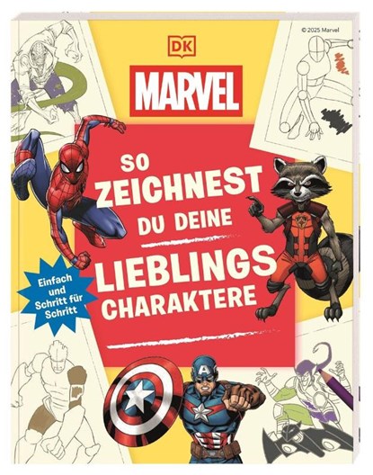 Marvel. So zeichnest du deine Lieblingscharaktere, DK Verlag - Kids - Paperback - 9783831052080