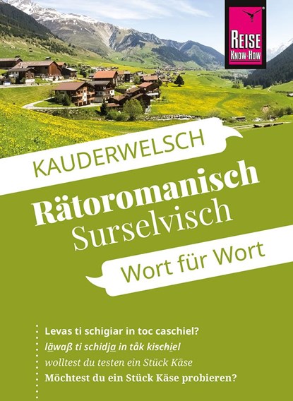 Reise Know-How Sprachführer  Rätoromanisch (Surselvisch) - Wort für Wort, Gereon Janzing - Paperback - 9783831765898