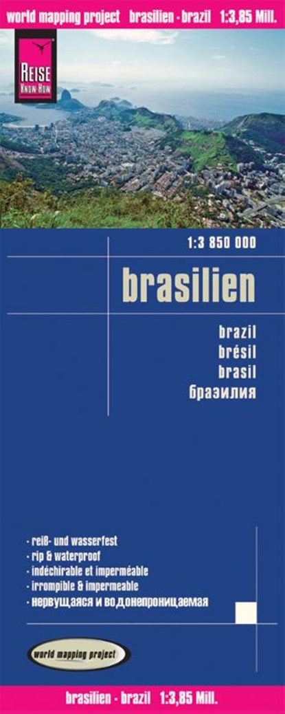 Reise Know-How Landkarte Brasilien 1 : 3 850 000, niet bekend - Losbladig - 9783831771493