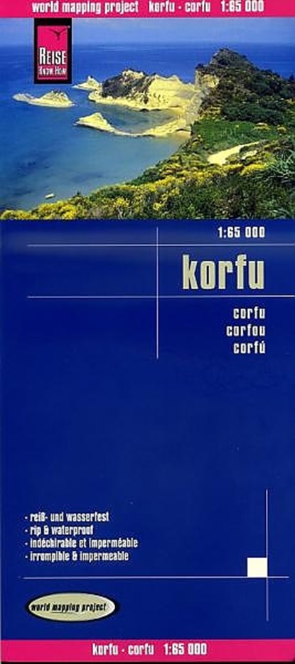 Korfu / Corfu 1 : 65 000, niet bekend - Paperback - 9783831771875