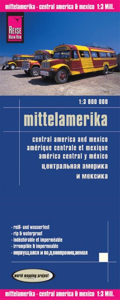 Mittelamerika 1 : 3 000 000, niet bekend - Paperback - 9783831772117
