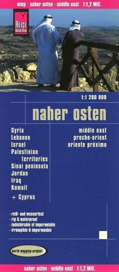 Reise Know-How Landkarte Naher Osten (1:1.200.000), niet bekend - Gebonden - 9783831772407