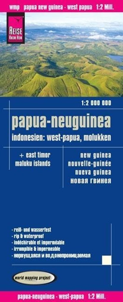 Reise Know-How Landkarte Papua-Neuguinea, Indonesien: West-Papua, Molukken (1:2.000.000), niet bekend - Gebonden - 9783831772643
